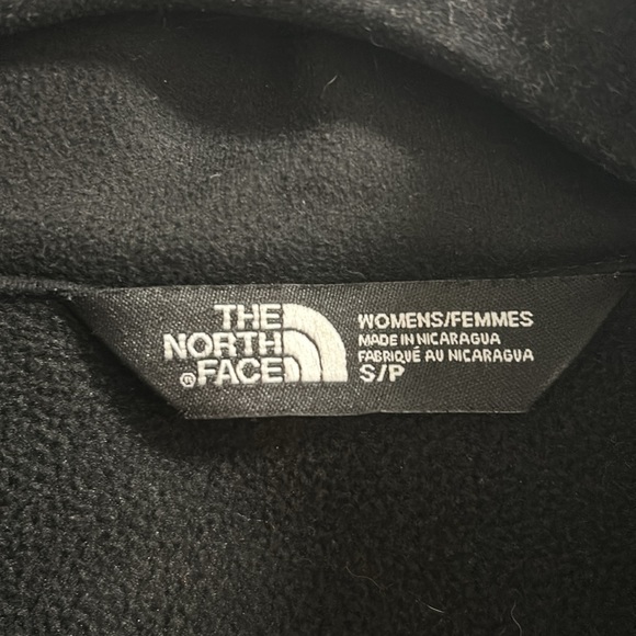 North Face zip up jacket, black, SZ S, like new. - Picture 3 of 3